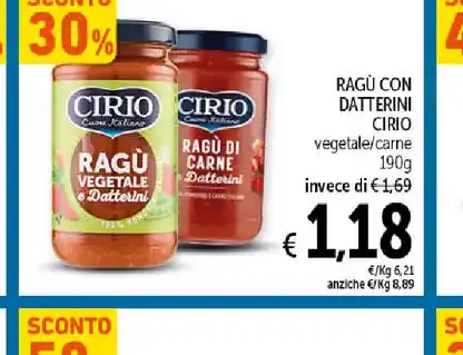Ragù con datterini