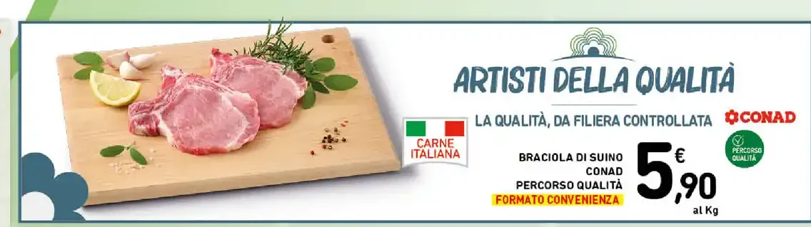 Braciola di suino Conad