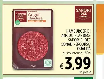 Hamburger di Angus irlandese Sapori & Idee