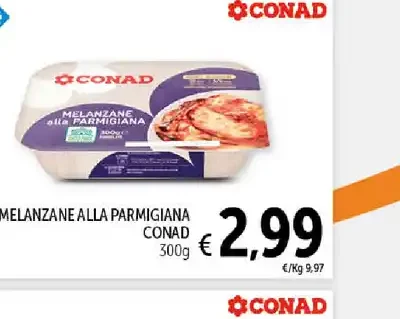 Melanzane alla parmigiana Conad