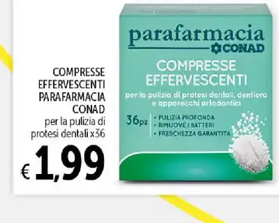 Compresse effervescenti parafarmacia Conad