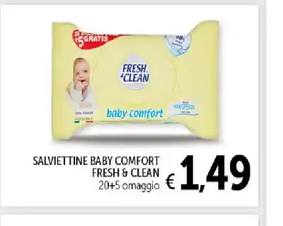 Salviettine Baby Comfort Fresh & Clean