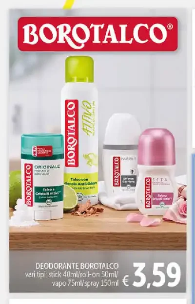 Deodorante Borotalco