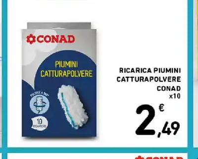Ricarica piumini catturapolvere