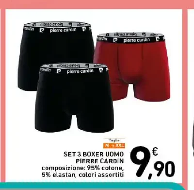 Set 3 boxer uomo