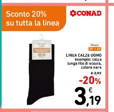 Linea calze uomo
