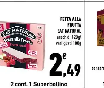 Fetta alla frutta Eat Natural