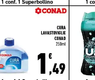 Cura lavastoviglie Conad