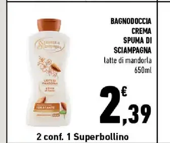 Bagnodoccia crema Spuma di Sciampagna