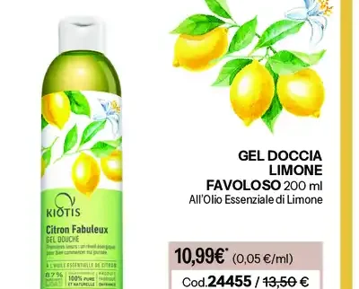 Gel doccia limone favoloso