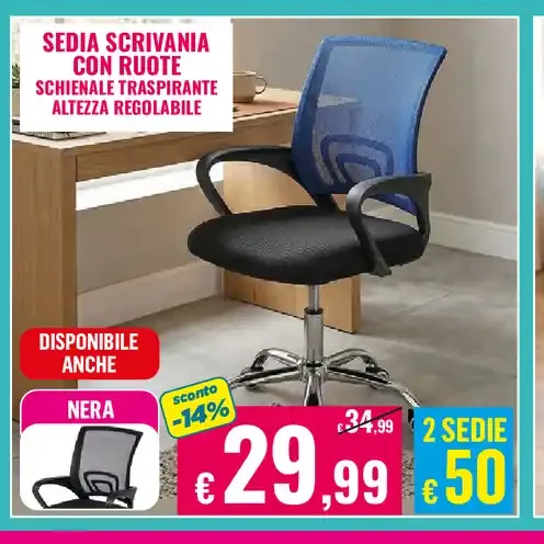 sedia da scrivania