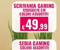scrivania gaming