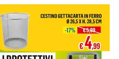 cestino gettacarta