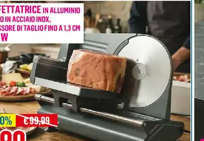 Affettatrice in alluminio