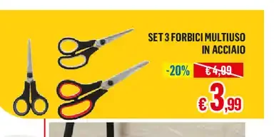 Forbici multiuso in acciaio