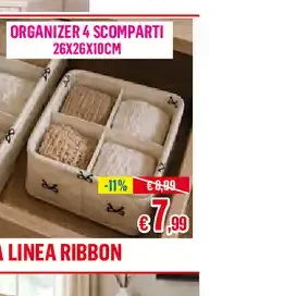 Organizer a scomparti