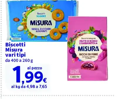 Biscotti Misura