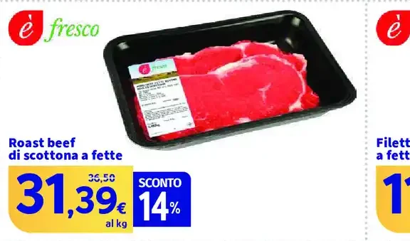 Roast beef di scottona a fette