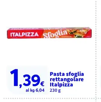 Pasta sfoglia rettangolare Italpizza