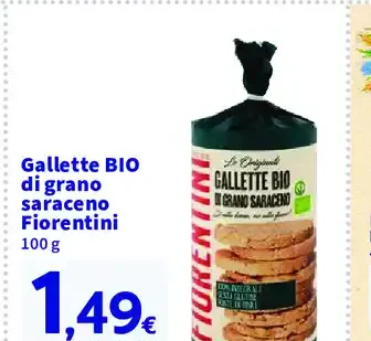 Gallette BIO di grano saraceno Fiorentini
