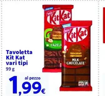 Tavoletta Kit Kat vari tipi
