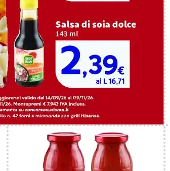 Salsa di soia dolce