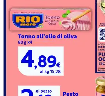 Tonno all'olio di oliva Rio Mare
