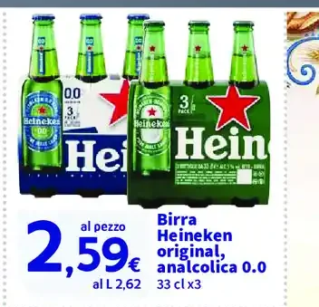 Birra Heineken analcolica 0.0