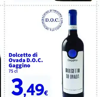 Dolcetto di Ovada D.O.C.