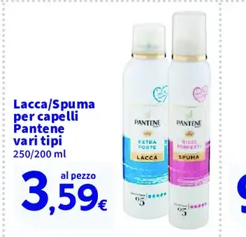 Lacca/Spuma per capelli Pantene