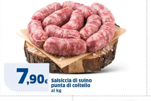 Salsiccia di suino punta di coltello