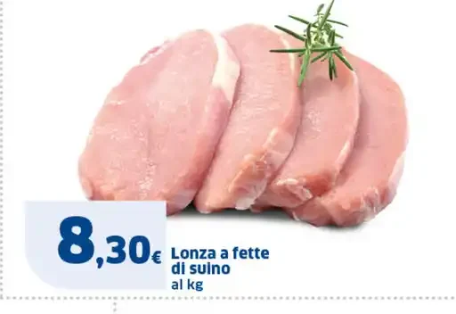 Lonza a fette di suino