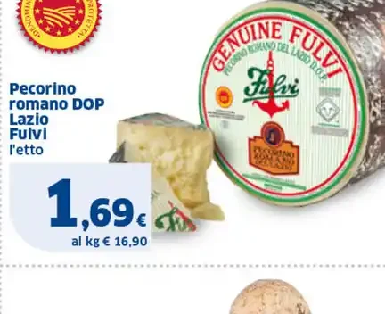 Pecorino romano DOP Lazio Fulvi