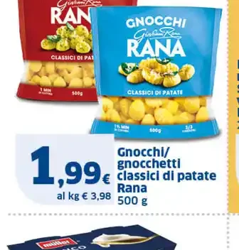 Gnocchi/gnocchetti classici di patate Rana