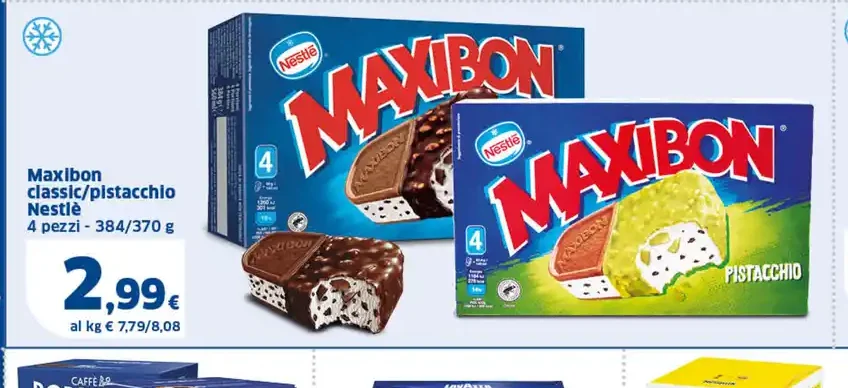 Maxibon classic/pistacchio