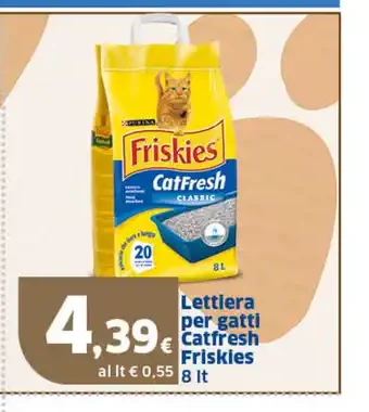 Lettiera per gatti CatFresh Friskies