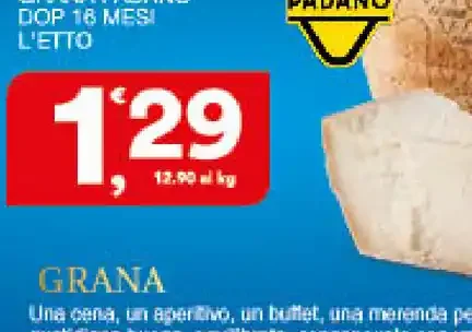 Grana Padano DOP 16 mesi