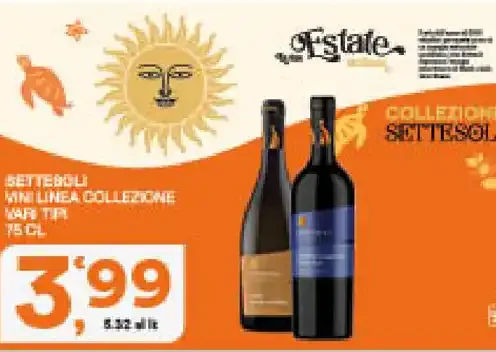 Vini della collezione Settebello