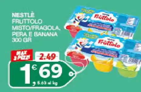 Yogurt misto frutta