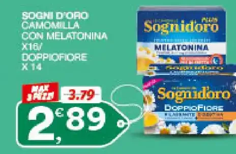 Camomilla con melatonina