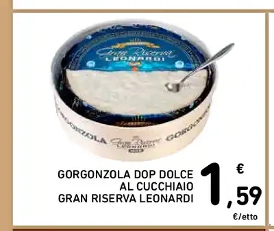 Gorgonzola DOP dolce al cucchiaio Gran Riserva Leonardi