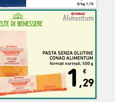 Pasta senza glutine Conad Alimentum