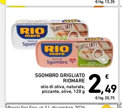 Sgombro grigliato Rio Mare