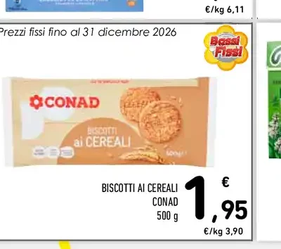 Biscotti ai cereali Conad