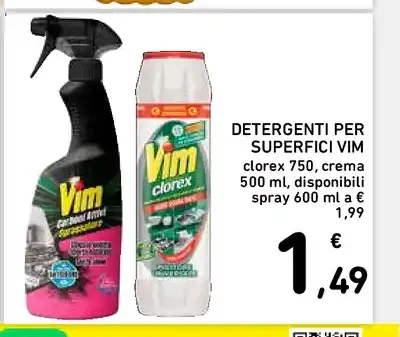 Detergenti per superfici Vim