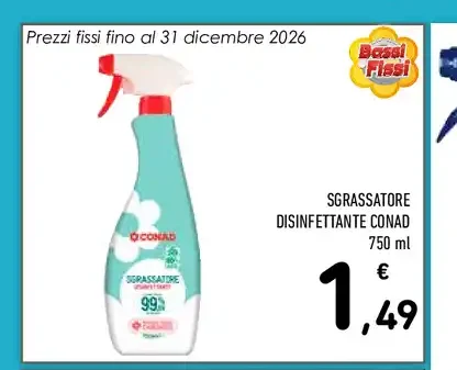 Sgrassatore disinfettante Conad