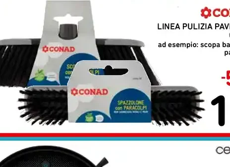 Scopa bassa Conad