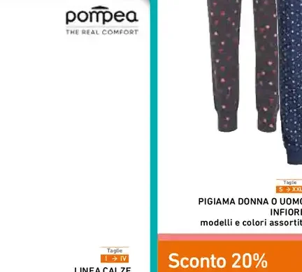 Linea calze Pompea