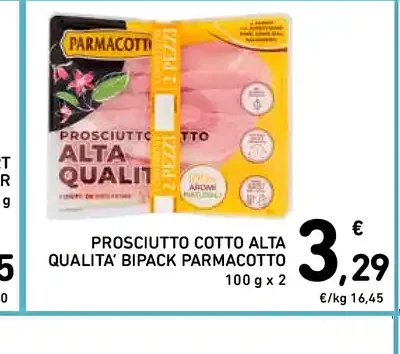Prosciutto cotto alta qualità Bipack Parmacotto