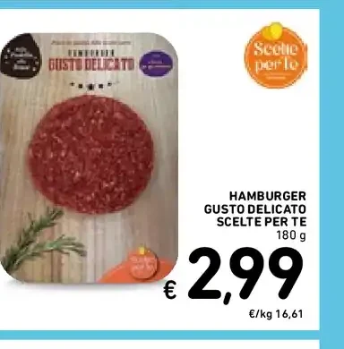 Hamburger Gusto Delicato